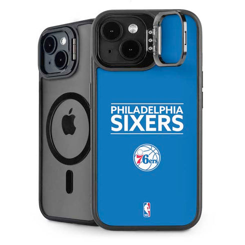 NBA Philadelphia 76ers Standard - Blue iPhone 15 Plus Kickstand Case